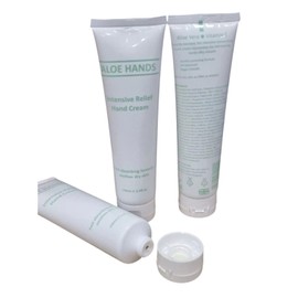 Aloe Vera Intensive Relief Hand Cream, 100ml, Fast Absorbing Formula,2 PACK With Free Aloe Vera Lip Balm
