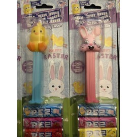 PEZ Easter Candy Dispenser - Set of 5 NEW PEZ Peeps Bunny, Lamb Chick Collection