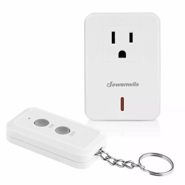 DEWENWILS Remote Control Outlet 100 ft RF Range Wireless Remote On Off Switch