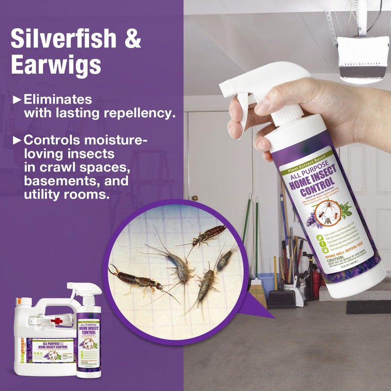 EcoVenger by EcoRaider All Purpose Insect Control 16 oz, Fleas,