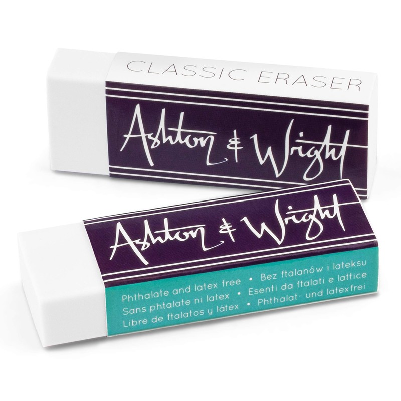 Ashton and Wright - Classic Eraser - Latex Free Plastic