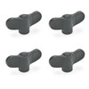 Ganter Normelemente Wing Nut GN 634-55-M8-E-DSG | Pack of 4