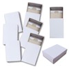 Pack of 50 Plain White Card Craft Matchboxes for Arts,