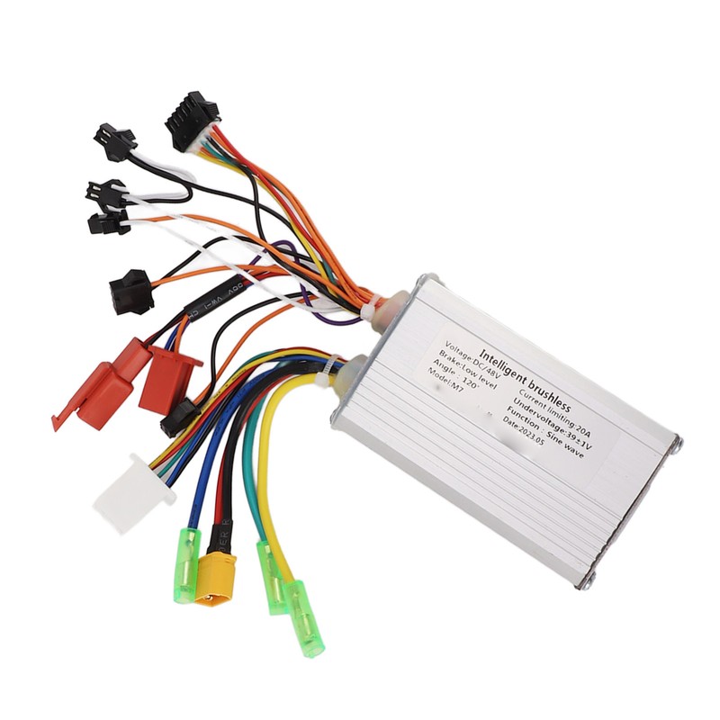 500W48V Electric Bike Controller Brushless Motor Controller Aluminium Alloy Groove