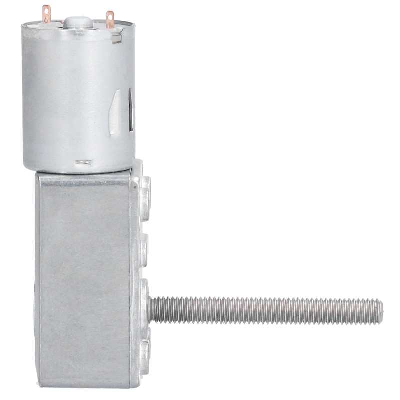 Gear Motor Speed Reduction Worm Self Locking M6 Thread 50mm