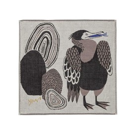 [BACKYARD FAMILY] morita MiW Triple Gauze Handkerchief, Hankachi Ningmari Ningmari Ningmari by the River, Nimari Uchi no no Kawa Kawa