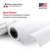 Plotter Paper Direct (46lb, Coated | 2 Rolls, 2" Core