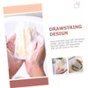 FOMIYES 3sets Facial Foaming Nets Soap for Portable Soap Pouches
