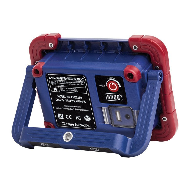 Clore Automotive Light-N-Carry LNC2150 Rechargeable COB LED Work Light -