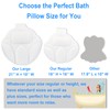 Ultra-Comfort Bathtub Pillow - 2 Sizes, Extra Thick & Soft,