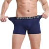 BRODDLE Men's Butt Padded Underwear Breathable Microfiber Modal Trunks Navy