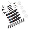 Helicopter Full Replacement Parts Set with 7 Accessories RC Rotor