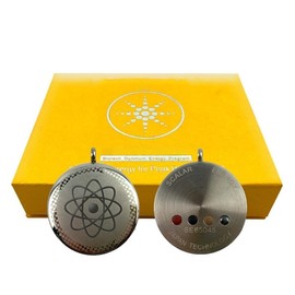 DYFUHO Cosmic Eternal Metatron Cube Shield Defense Necklace,Energy Terahertz Protection Necklace,Silver Color