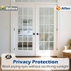 Borskyn Frosted Glass Window Film, Privacy Window Cling UV Blocking,