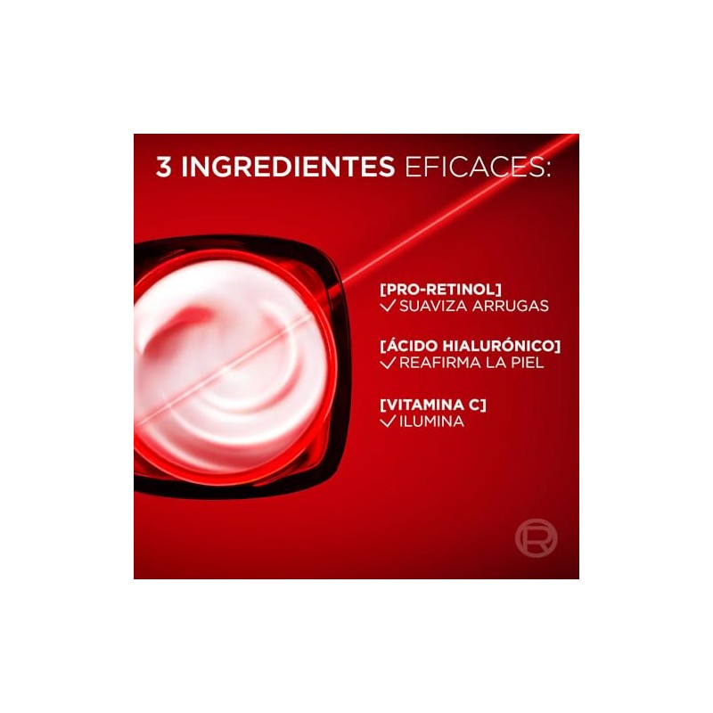 L'Oréal Paris Revitalift Laser Crema de Noche Antiedad Triple Acción