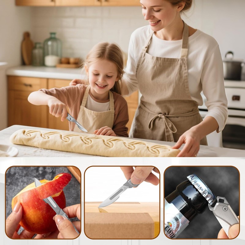 CRUIFU Bread Lame Dough Scoring Tool – Multi-Purpose Scoring Knife,