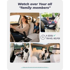 WEMOH NO.1 Magnetic Baby Car Camera with 5" 1080P IPS Monitor, Snap and Go