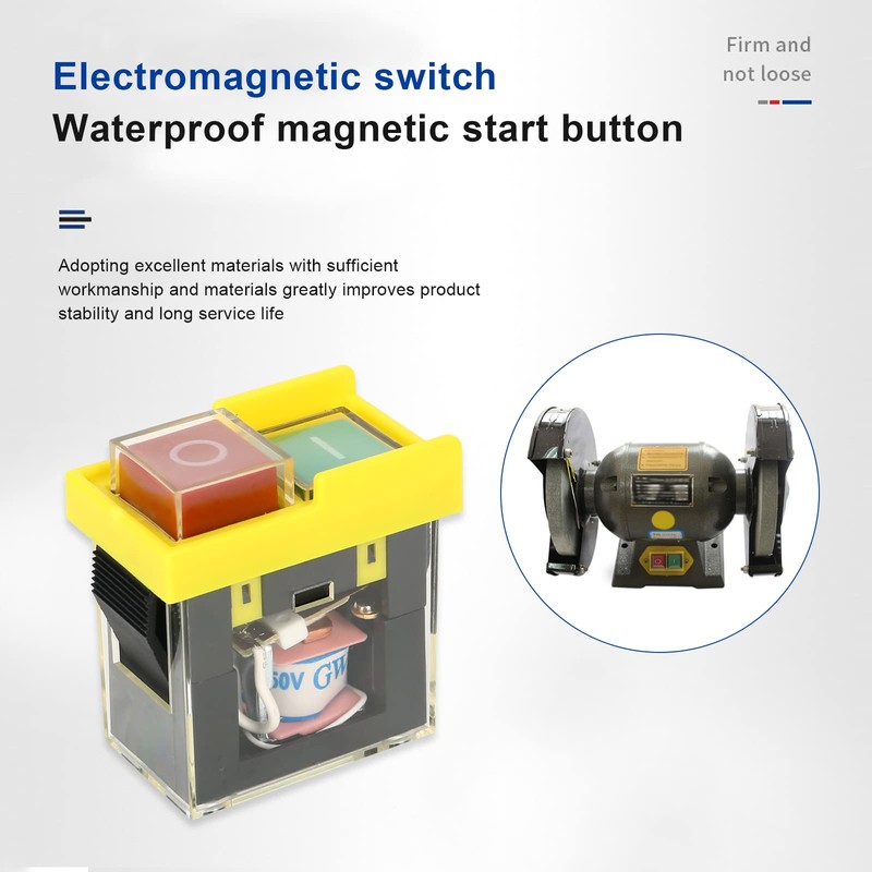 KJD6 5E4 250V 6A Electromagnetic Switch, Waterproof, Magnetic, Safety Switch,