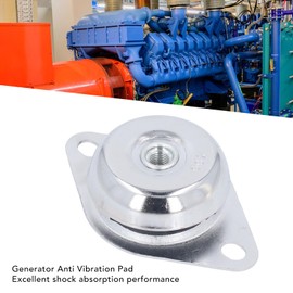 Generator Anti Vibration Pad, Excellent Vibration Reduction Rubber Shock Isolator, 500kg Weight Bearing, Shock Absorption Mat for M16 Bolt Mechanical, and Genset