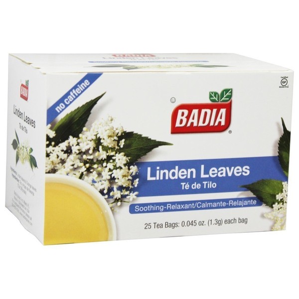 Badia Tea Linden 25 Bag,