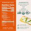Firehook Artisan Baked Crackers, Rosemary Sea Salt, Kosher, USDA Certified