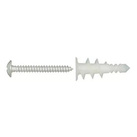 R Rawlplug Caja 100 Tornillos Y Taquetes De Plástico Para Panel De Yeso