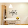 Kitchen Words Wall Stickers for Kitchen - Breakfast, Lunch, Dinner,
