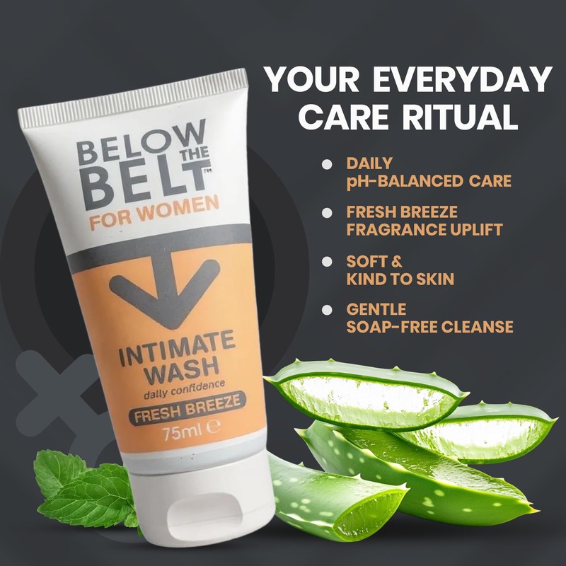 Below The Belt Female Intimate Wash Soap Free pH Balanced