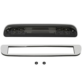 AQEEI High Mount Stop Light Led 3rd Brake Light Center Stop Cargo Tail Light Fit For Ford Explorer Sport Trac 2001-2005 Third Rear Cab Roof Center Tail Cargo Lamp Black Housing Clear Lens