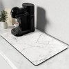 Rnivvi Coffee Mat, 12" x 19" Cute Marble Style Coffee