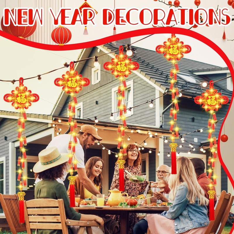 1 Pc Chinese New Year Hanging Decorations Electronic Firecrackers Chinese