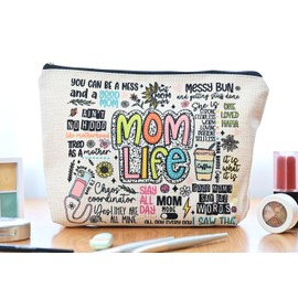 JOY UINAN New Mom Gifts Mama Bag Gifts for New Mom Mama Gifts New Mom Gifts for Women Mama Makeup Bag New Mom Gift