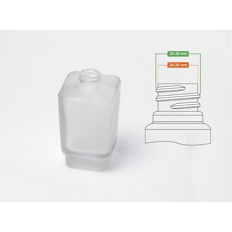 Kapitan Soap Dispenser Pump Replacement Head Black Spare Stainless Steel