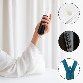 JIYIN Button Hook and Zipper Pull Helper, One Hand Buttons Aids Button Assist Device Dressing Helper Comfort Wide Grip Handle for Seniors Arthritis Limited Dexterity Weak Hands