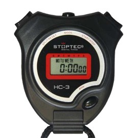 Stoptec HC-3 Stopwatch - Digital Stopwatch | Hobby | Sports | Leisure | Splashproof | Suitable for Children