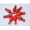 C.X.Y. 48 Wooden Clothes Pegs with Ladybird for Labelling Places,