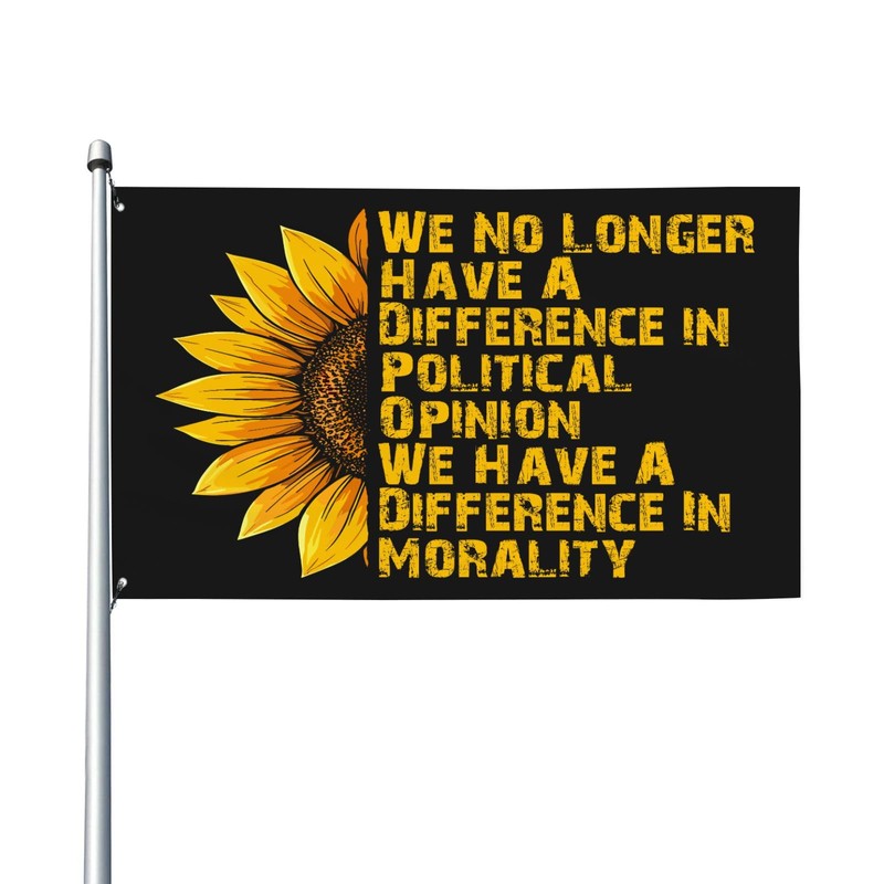 Political Flags 3x5 Morality Flag Banner, Difference in Political Opinion