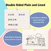 2 Pack Small Dry Erase Double Sided Whiteboard, 9" x
