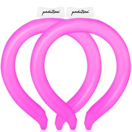 2PCS Neck Cooling Tube, Reusable Ice Neck Cool Ring Wearable Body Cooling Products for Indoor Outdoor Summer Hot Weather