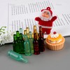 AUEAR, 24 Pieces Lovely Miniature Beer Bottles 1-3/8"x3/8" for 1:12