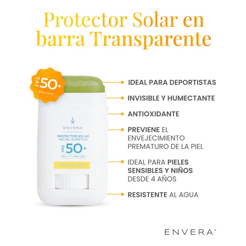Protector Solar Facial Y Corporal Envera Fps 50+ Uva/uvb