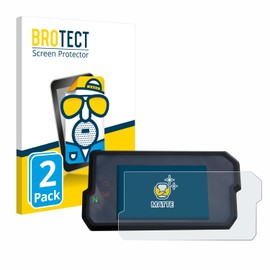 BROTECT Entspiegelungs-Schutzfolie für KTM 125 Duke 2019 (2 Stück) Matte Displayschutz-Folie, Anti-Reflex, Anti-Fingerprint