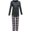 Erwin Müller Ladies Single Jersey Pyjamas, Anthracite