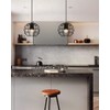 Wire Cage Globe Pendant Light Black Metal Loft Industrial Ceiling
