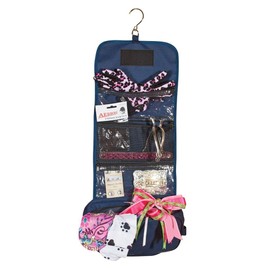 Dura-Tech Accessory/Clipper Roll-Up Bag | Color Black Multi-Functional Bag | Perfect for Clipping & Braiding Supplies | Durable Material | Multiple Pockets | Ideal for Horse Owners