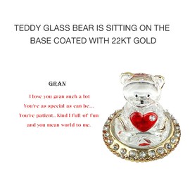 Safri Gran Gift Love Ornament Birthday Anniversary Christmas Mothers Day Keepsakes Present Grandma Granny Plaque