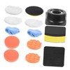 Operitacx 10-Piece Car Polisher Buffing Pads Kit 5-Inch Polishing Discs