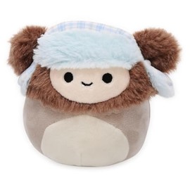 Squishmallows Kellytoy 2022 4'' Dray The Sasquatch - Includes Stickers, Multicolor