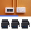 VGOL 5PCS USB 3.0 Keystone Adapter Female to Female USB