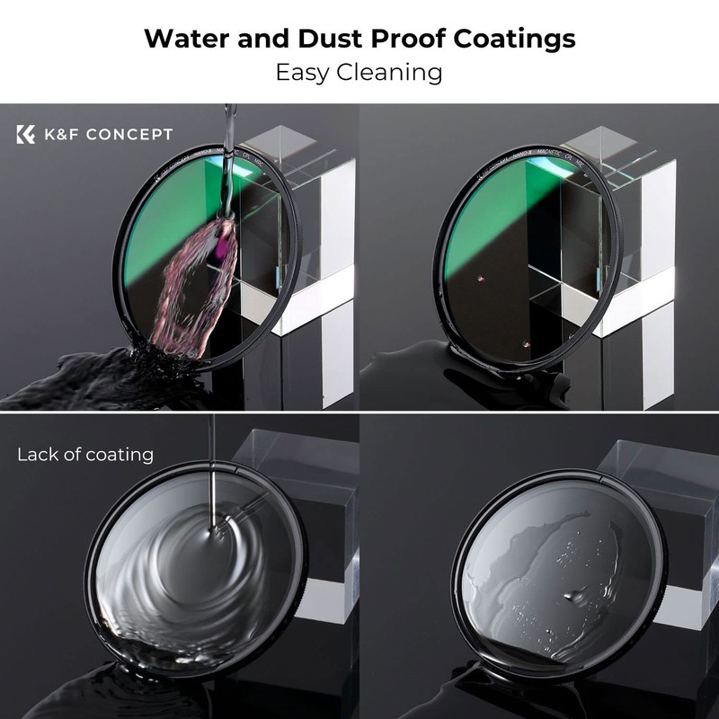 K&F Concept Nano X-Series Magnetic Polarising Filter 77 mm with
